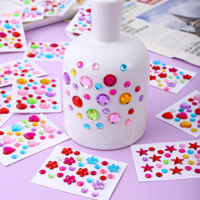 Art Craft Materials - Hot Selling Colorful Acrylic Diamond Stickers