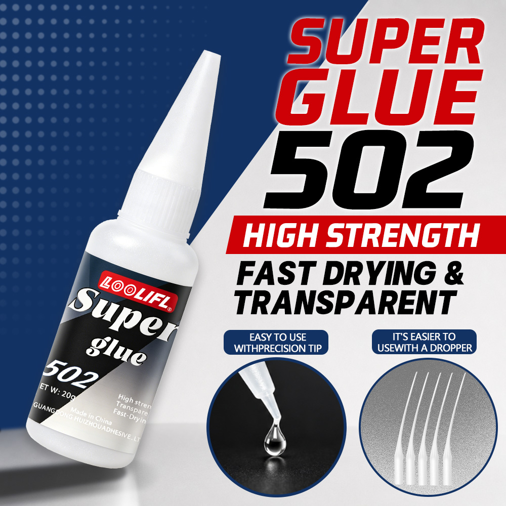 Art Craft Materials - Loolifl-502-20Ml Instant Transparent Cyanoacrylate Medium Thick