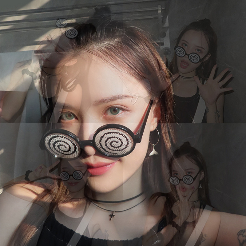 Art Craft Glasses - New Cosplay Glasses Vertigo Pattern Funny