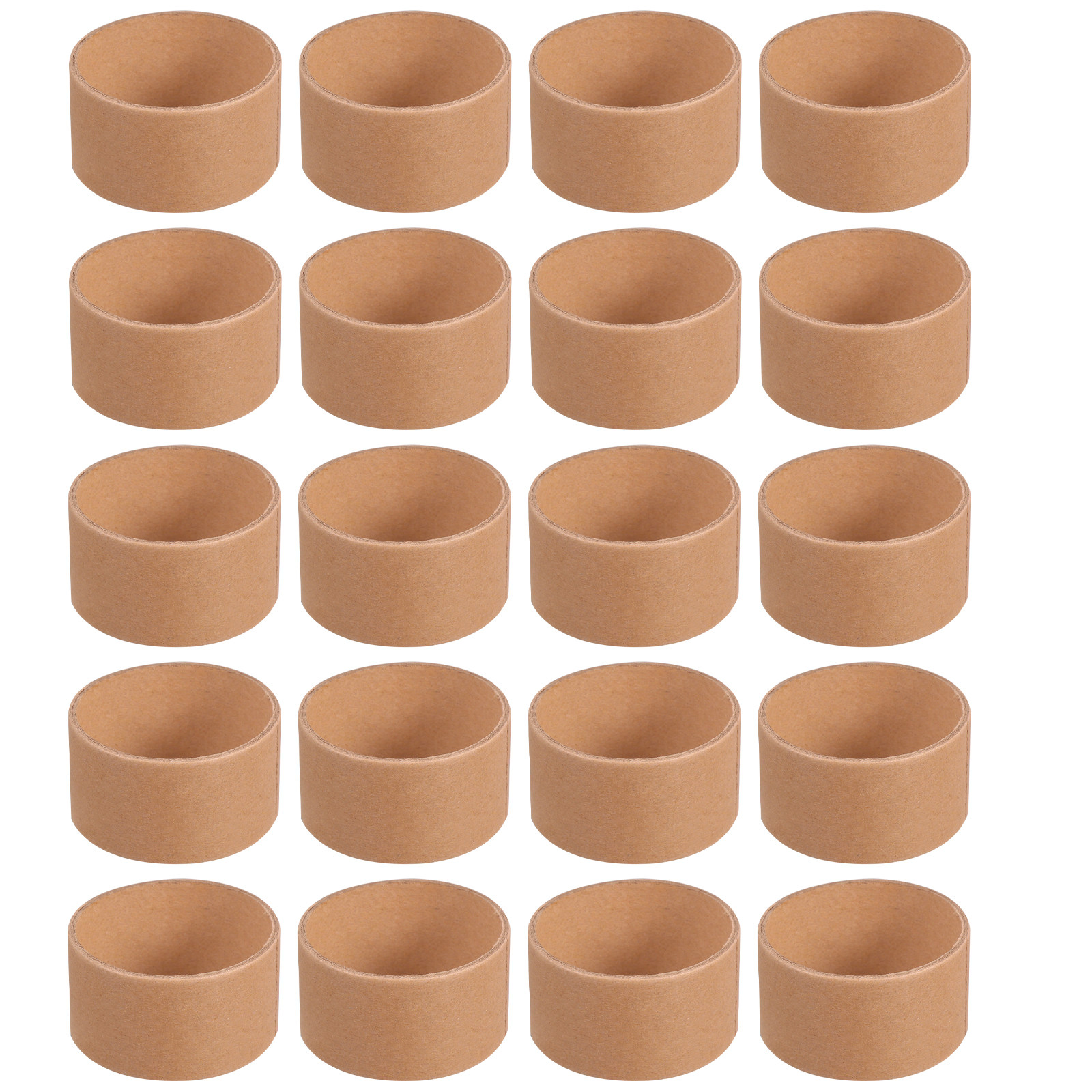 Art Craft In Paper - 20Pcs Round Brown Cardboard Tubes for