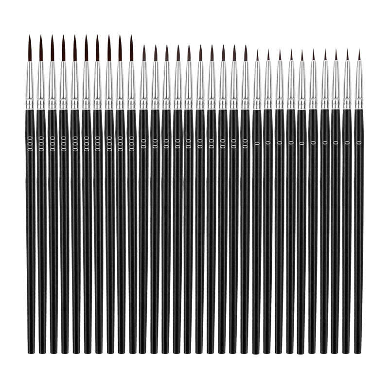 Watercolor Brush Pen - 30Pcs Tiny Detail Paint Brushes Fine