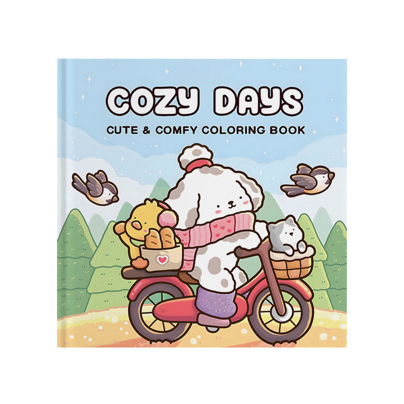 Art Craft Duck - Cozy Days Coloring Book Cute Fluffy