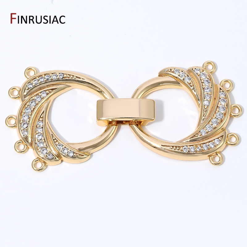 Art Craft Making - 14K Gold Plated Brass With Zircon