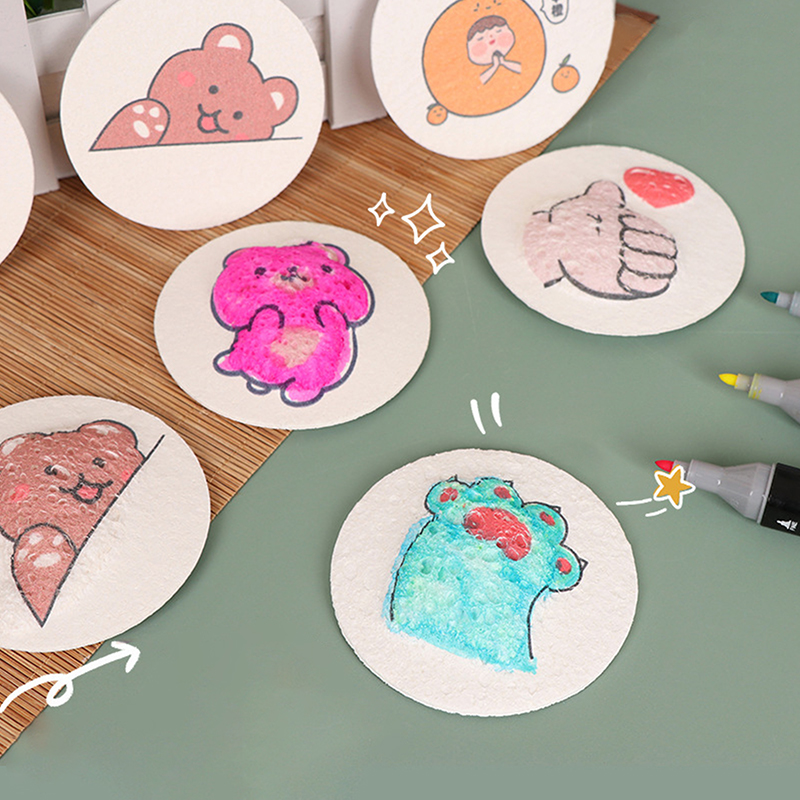 Art Craft Board - 10Pcs 3D Magic Puffy Foam Texture