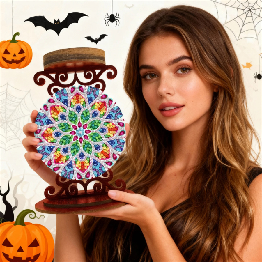 Flower candle holder Halloween - Art Craft Halloween ulasan dan harga