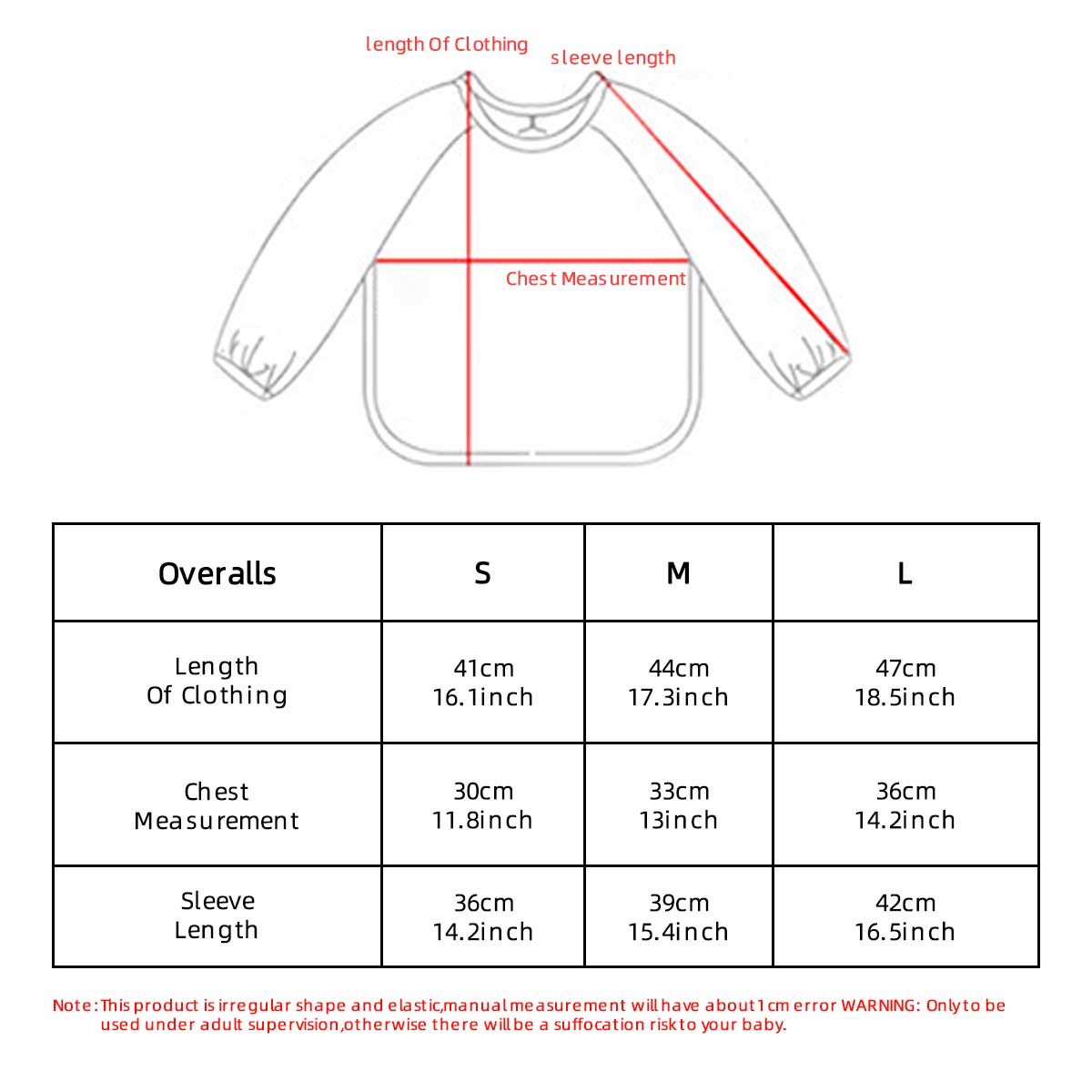 Kids Baby Long Sleeved PU Bibs - Art Craft 2 Year Olds ulasan dan harga