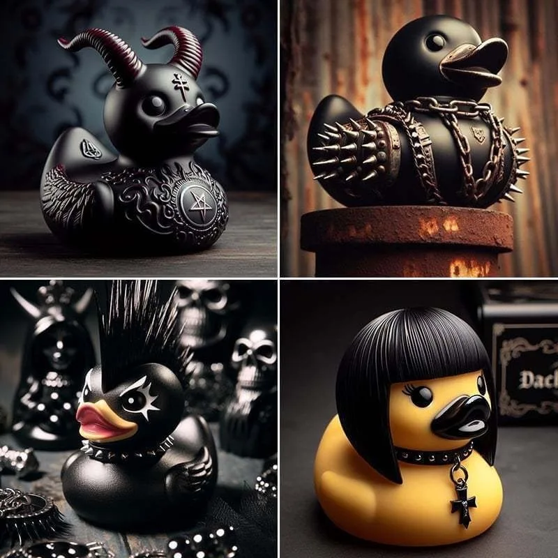 Car Statue Death Rock Duck Orn - Art Craft Duck ulasan dan harga