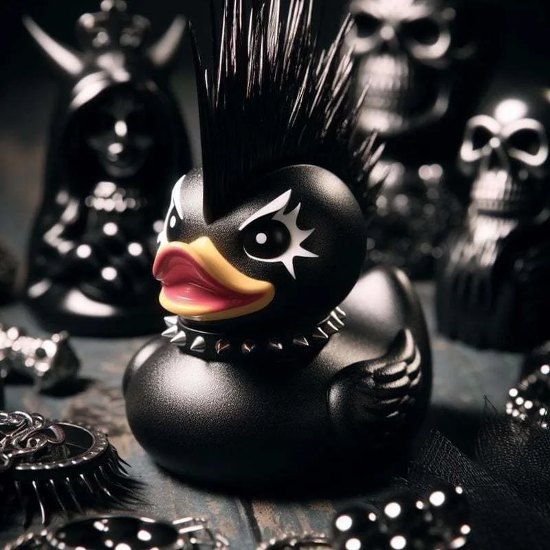 Car Statue Death Rock Duck Orn - Art Craft Duck ulasan dan harga