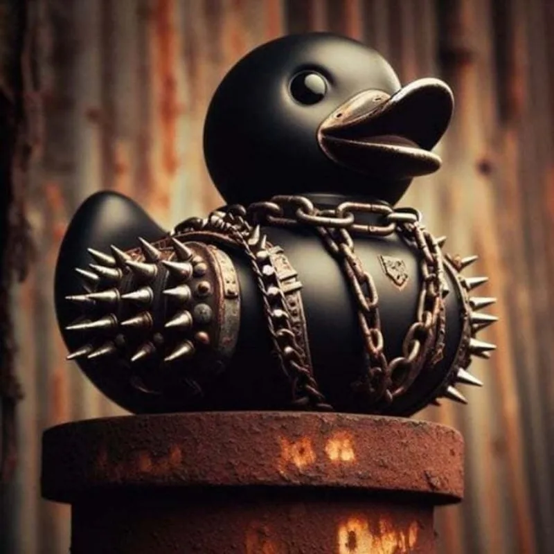 Car Statue Death Rock Duck Orn - Art Craft Duck ulasan dan harga