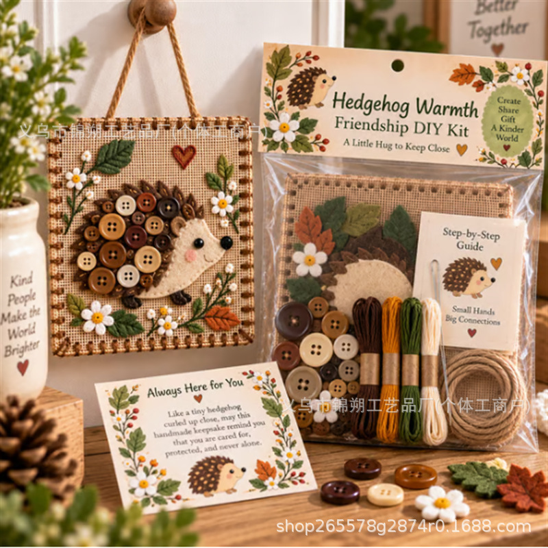 Cute Portable DIY Button Frien - Art Craft And ulasan dan harga