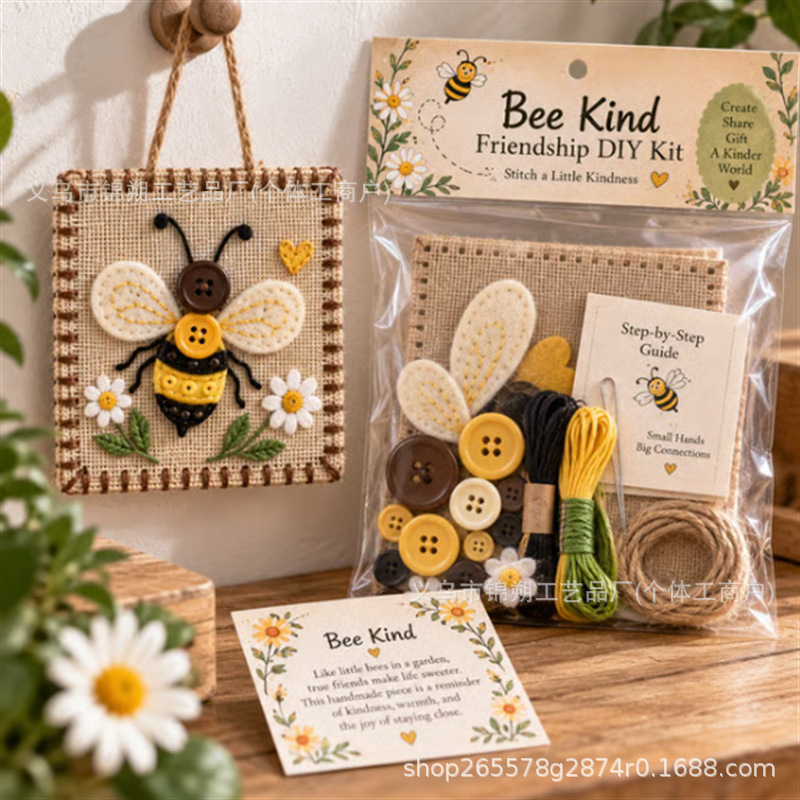 Cute Portable DIY Button Frien - Art Craft And ulasan dan harga