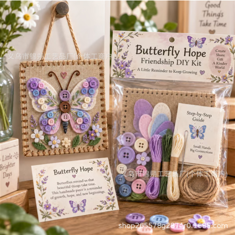 Cute Portable DIY Button Frien - Art Craft And ulasan dan harga