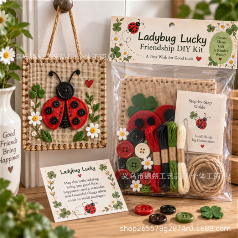 Cute Portable DIY Button Frien - Art Craft And ulasan dan harga