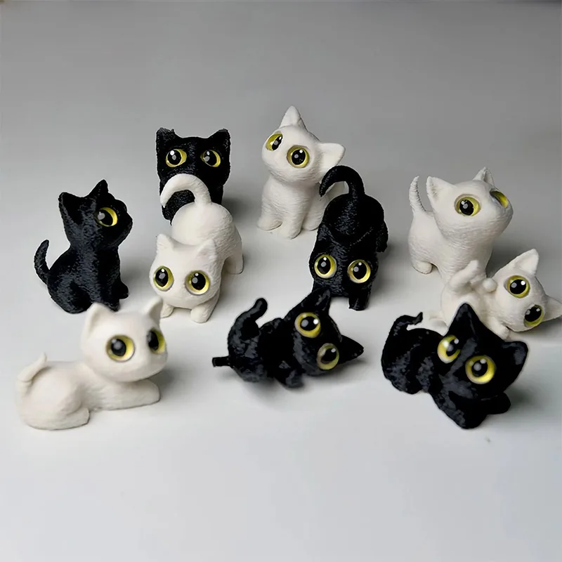 5pcs Cat Ornament Mini Figurin - Art Craft Cat ulasan dan harga