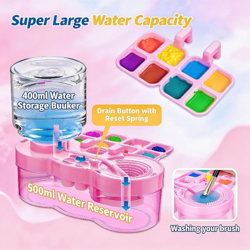 Paint Brush Cleaner Tool - Bru - Watercolor Brush Pen ulasan dan harga