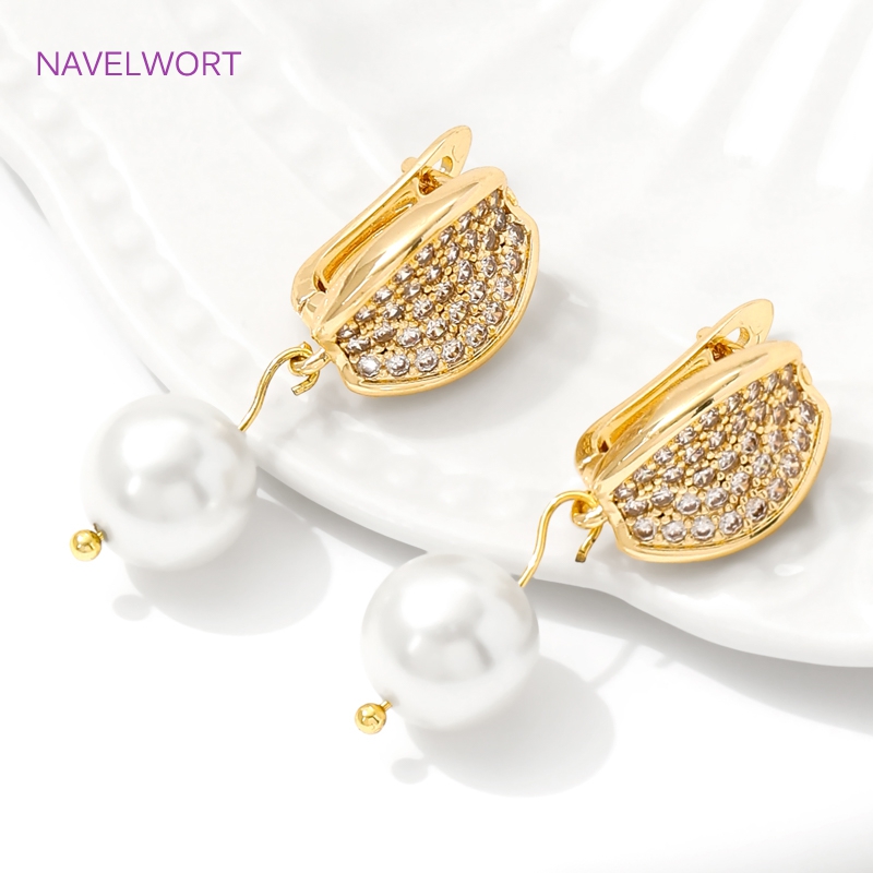 18K Gold Plated Brass Earwires - Art Craft Making ulasan dan harga