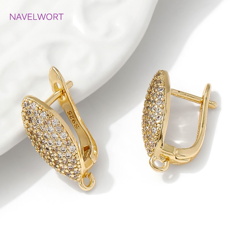 18K Gold Plated Brass Earwires - Art Craft Making ulasan dan harga