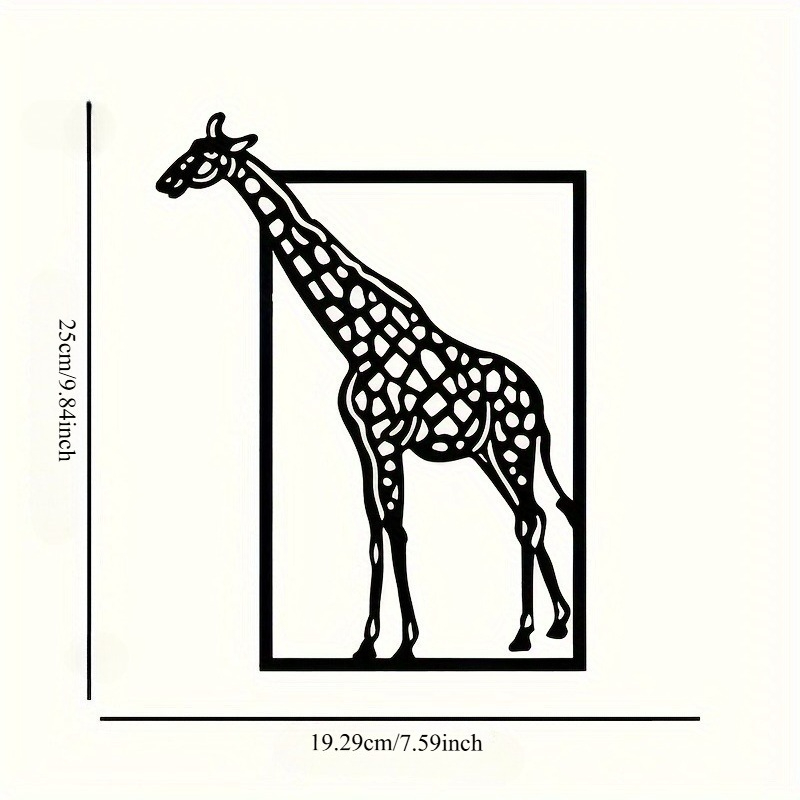 Abstract giraffe metal wall ar - Art Craft Halloween ulasan dan harga