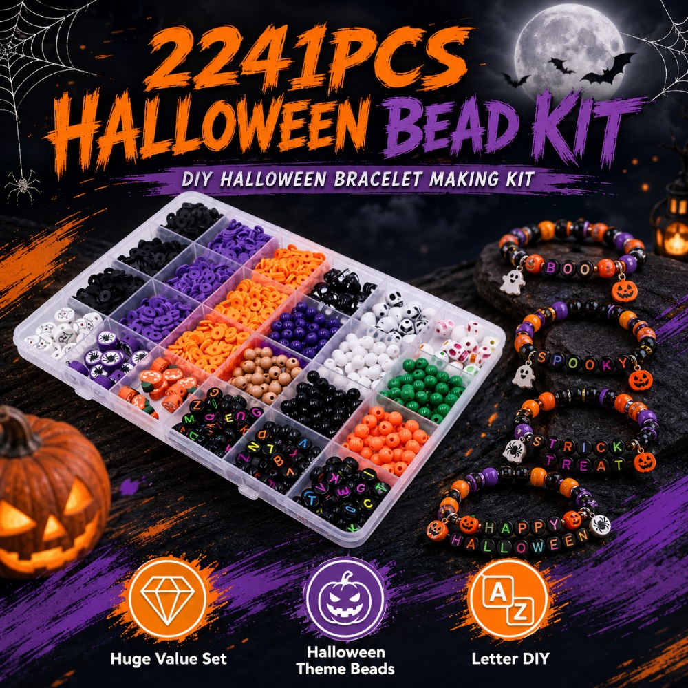 Halloween Jewelry Making Kit f - Art Craft Halloween ulasan dan harga
