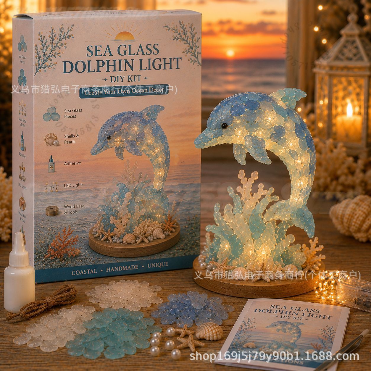 DIY Sea Glass Mermaid Tail Lig - Art Craft And ulasan dan harga