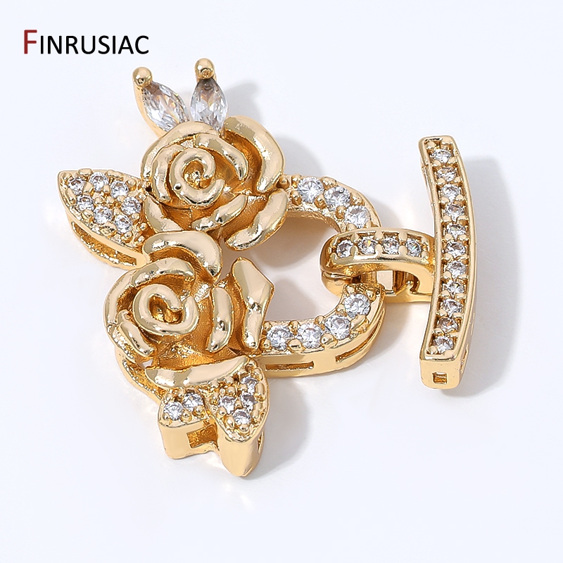 14K Gold Plated Brass Zircon F - Art Craft Making ulasan dan harga