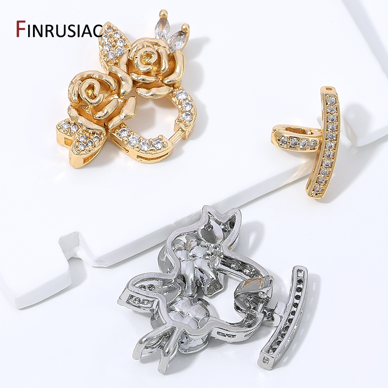 14K Gold Plated Brass Zircon F - Art Craft Making ulasan dan harga
