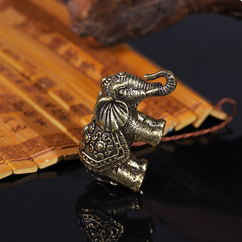 Creative Brass Mini Elephant O - Art Craft Elephant ulasan dan harga
