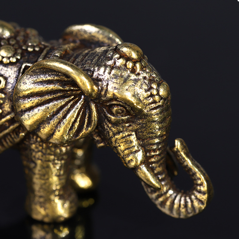 Creative Brass Mini Elephant O - Art Craft Elephant ulasan dan harga