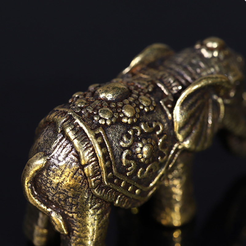 Creative Brass Mini Elephant O - Art Craft Elephant ulasan dan harga