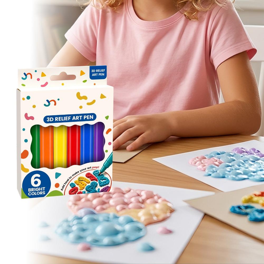 3D Puffy Popcorn Art Marker Pe - Art Craft Easy With Paper ulasan dan harga
