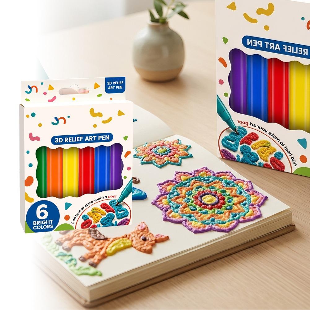 3D Puffy Popcorn Art Marker Pe - Art Craft Easy With Paper ulasan dan harga