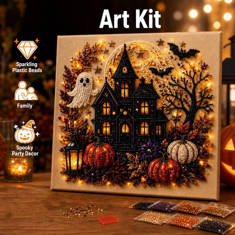 Halloween Ghost & Pumpkin 3D P - Art Craft Halloween ulasan dan harga