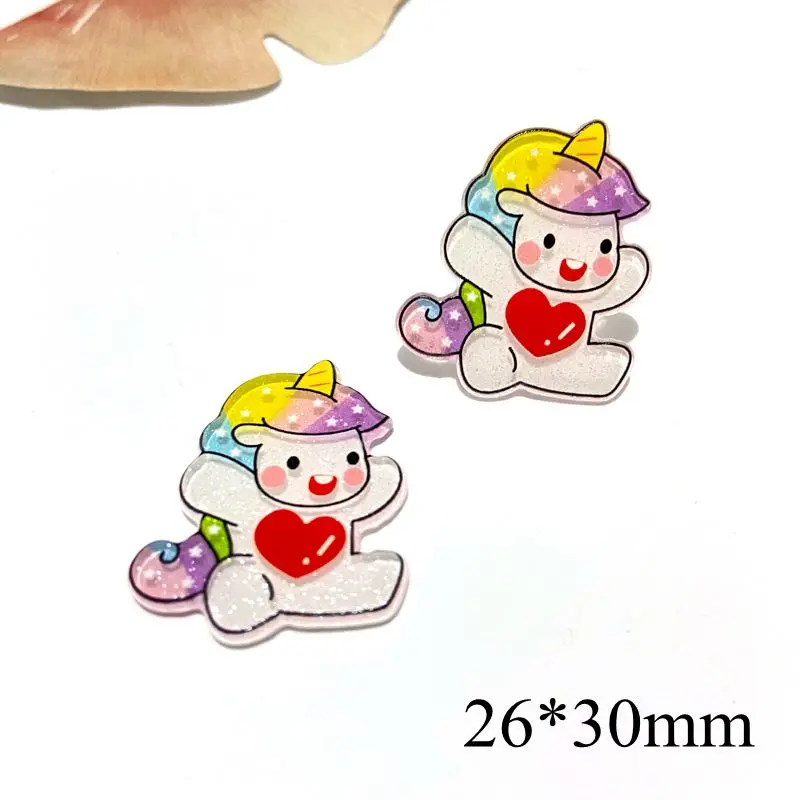 10Pcs/lots New Planar Unicorn  - Art Craft Unicorn ulasan dan harga