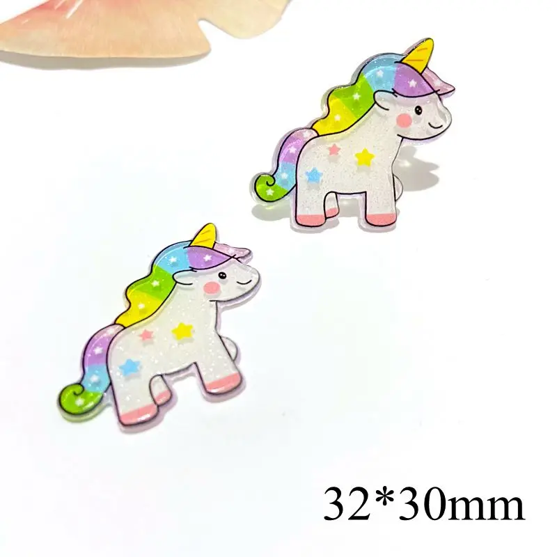 10Pcs/lots New Planar Unicorn  - Art Craft Unicorn ulasan dan harga