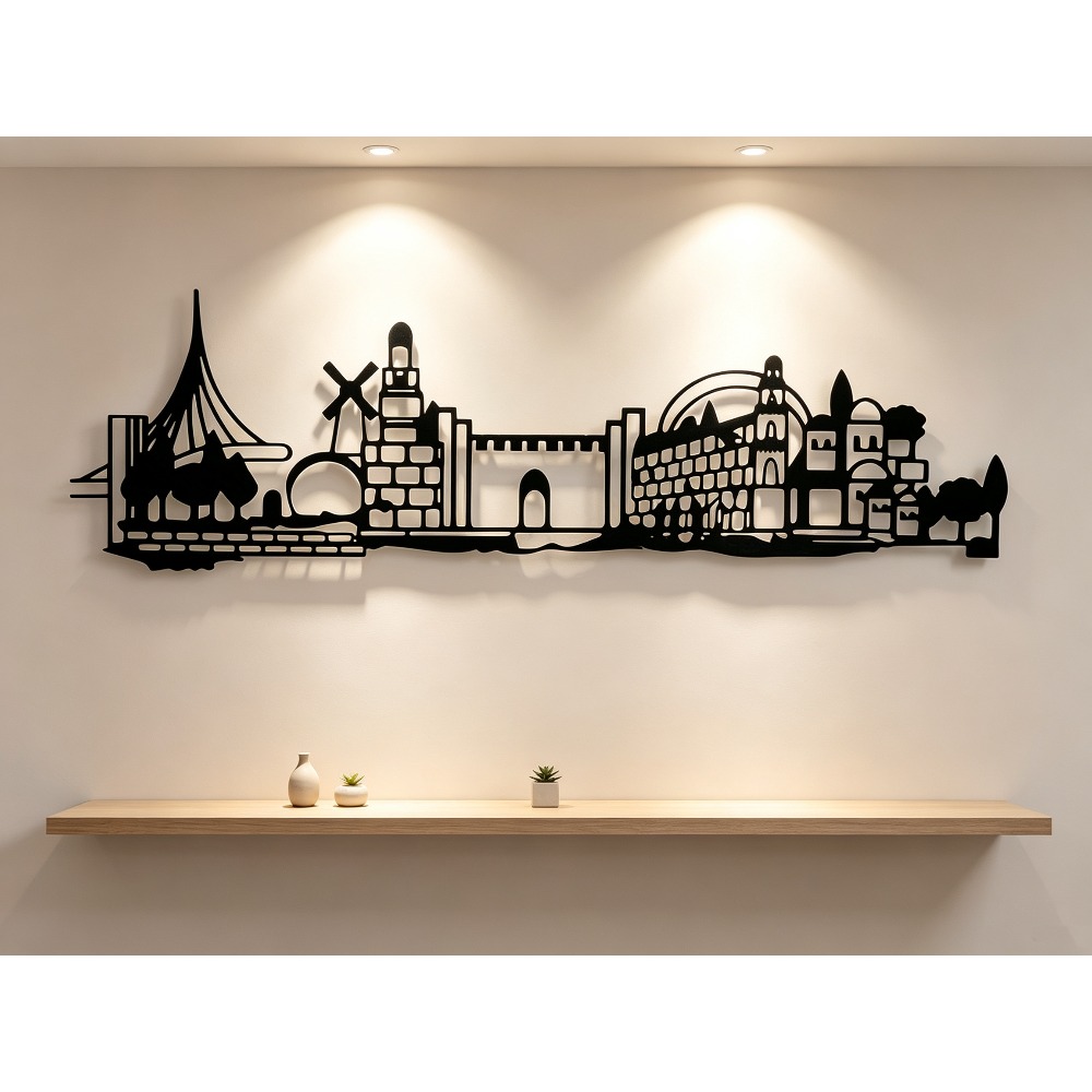 CIFBUY Metal Wall Art Jerusale - Art & Craft Fair ulasan dan harga