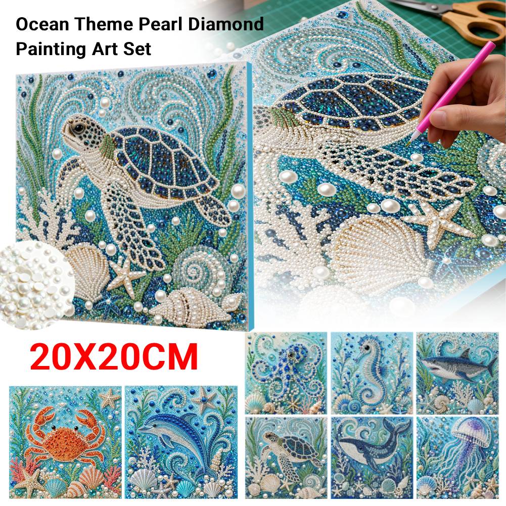 Ocean Turtle jellyfish DIY Pea - Art Craft Jellyfish ulasan dan harga