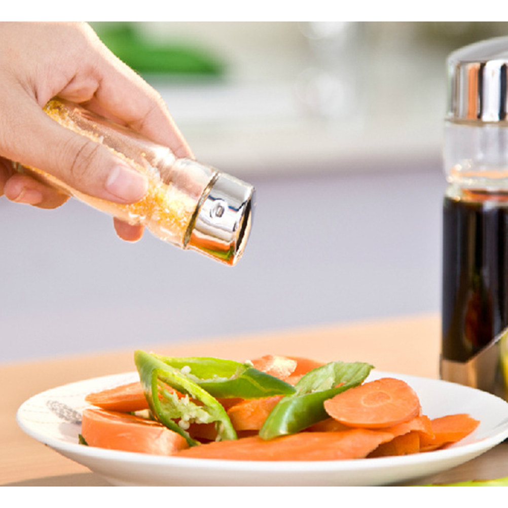 5Pcs Spice Storage Jars Clear  - Art Craft In Paper ulasan dan harga