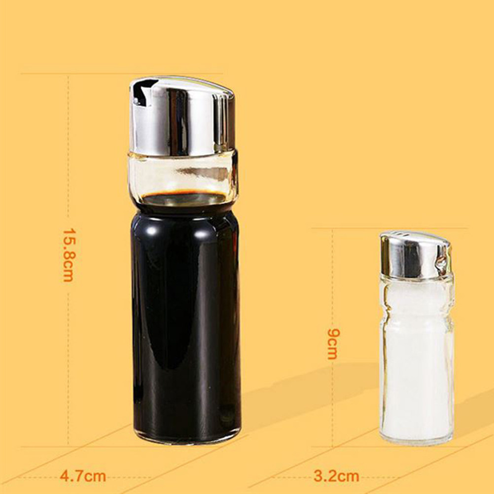 5Pcs Spice Storage Jars Clear  - Art Craft In Paper ulasan dan harga