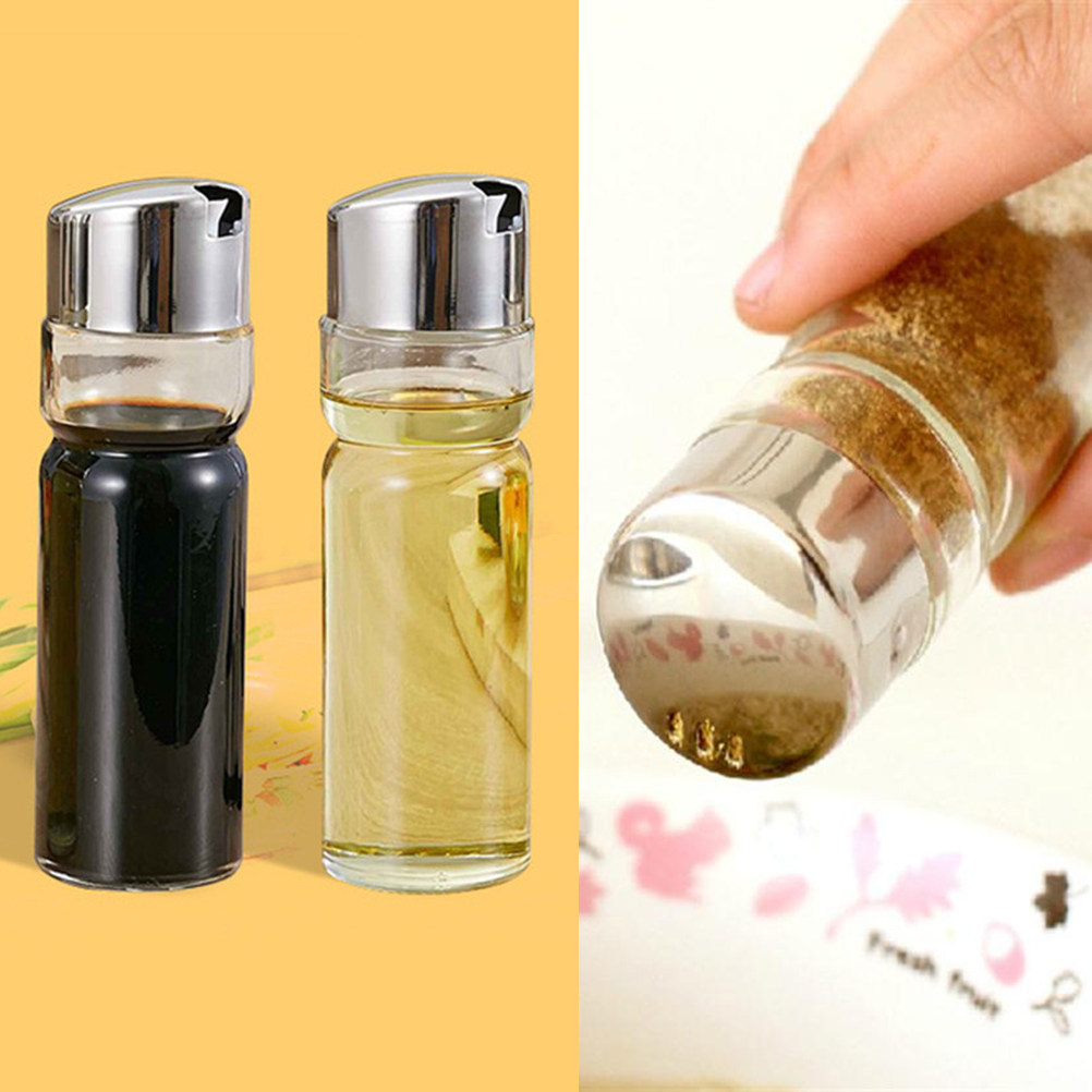 5Pcs Spice Storage Jars Clear  - Art Craft In Paper ulasan dan harga