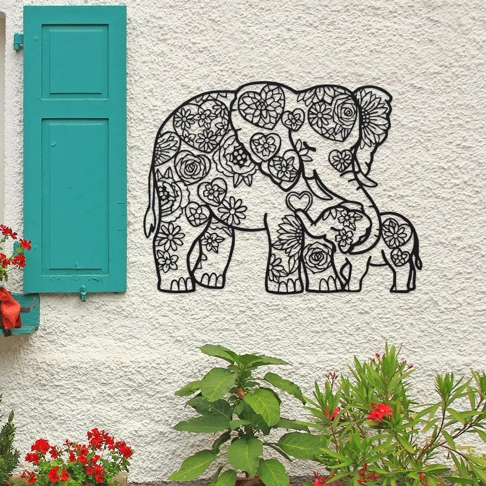 Elegant Minimalist Abstract Ar - Art Craft Elephant ulasan dan harga