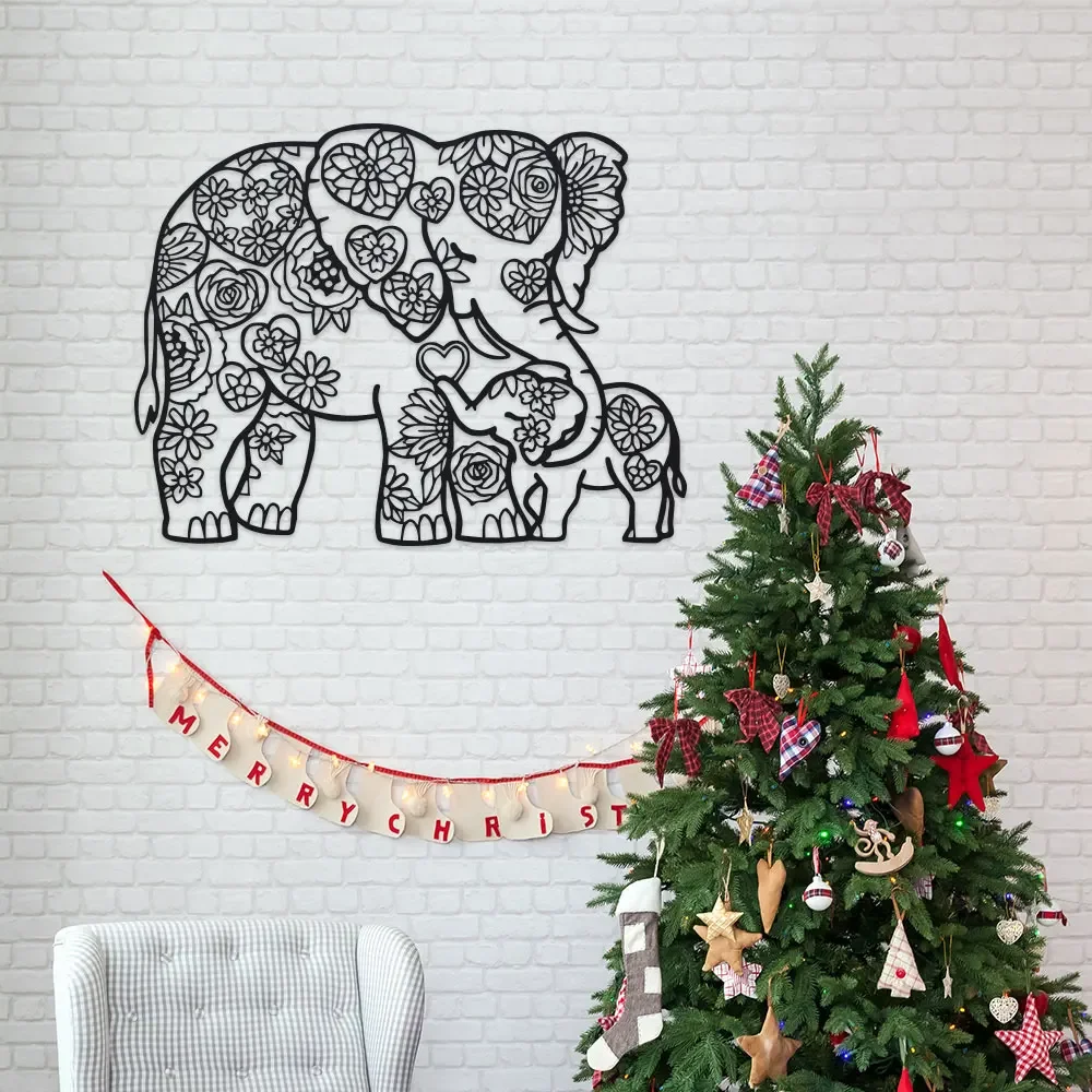 Elegant Minimalist Abstract Ar - Art Craft Elephant ulasan dan harga