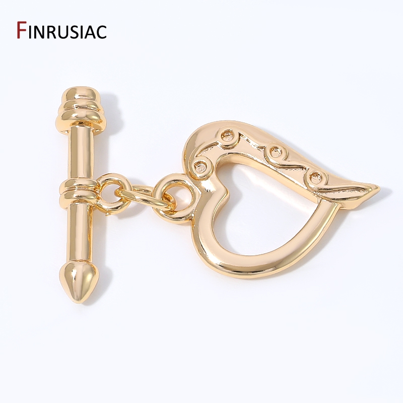14K Gold Plated Brass Heart Sh - Art Craft Making ulasan dan harga