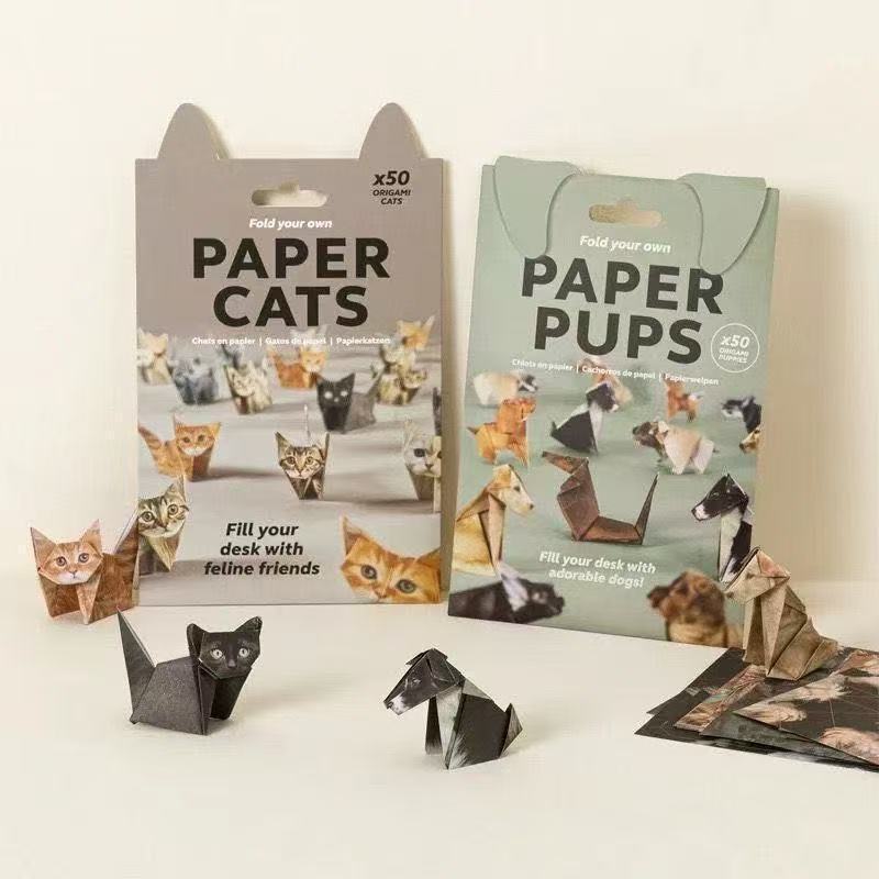 Creative Cats Dogs Origami Pap - Art Craft Cat ulasan dan harga