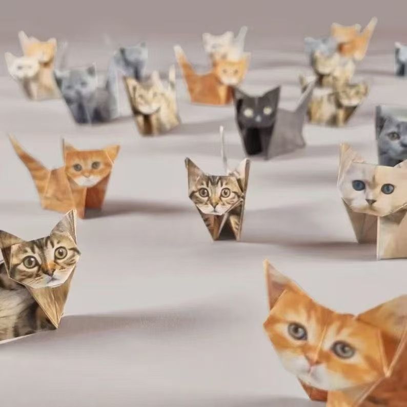 Creative Cats Dogs Origami Pap - Art Craft Cat ulasan dan harga