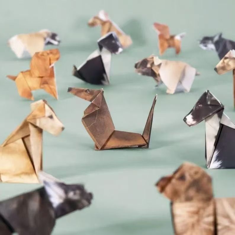 Creative Cats Dogs Origami Pap - Art Craft Cat ulasan dan harga