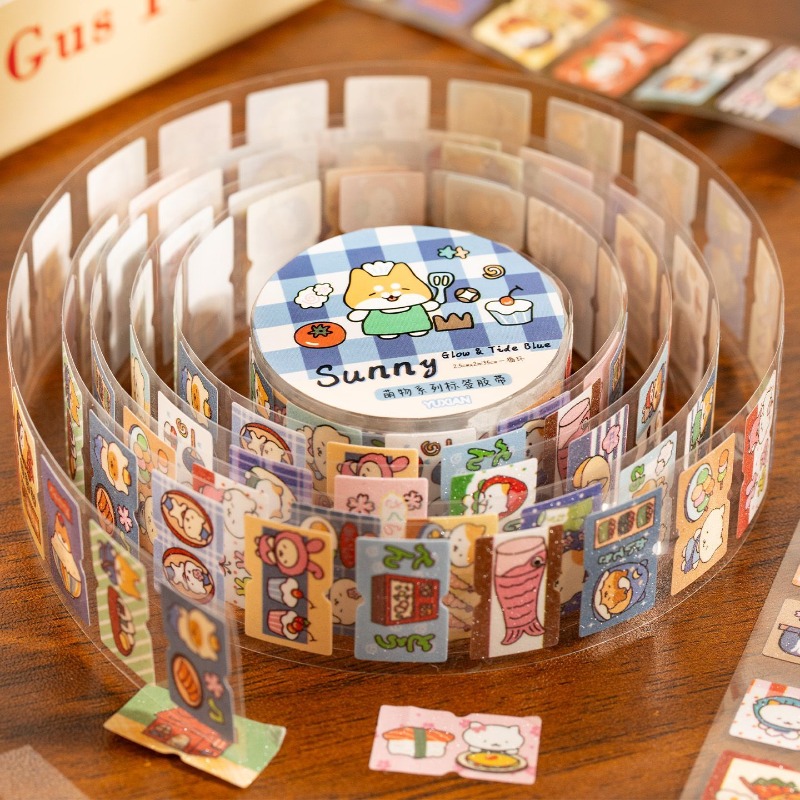 Cartoon Cat Washi Tape Set of  - Art Craft Materials ulasan dan harga