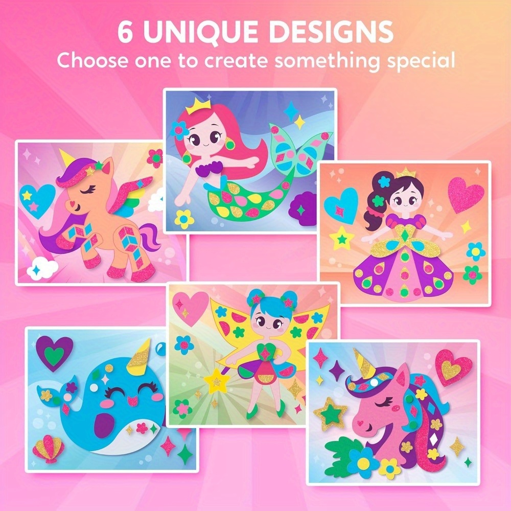 Foam Art Kit for Kids EVA Foam - Art Craft Unicorn ulasan dan harga