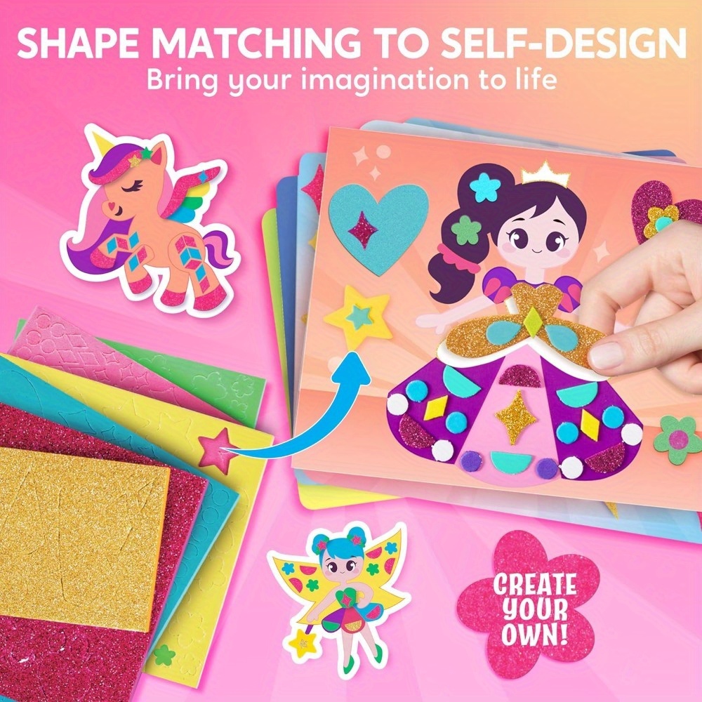 Foam Art Kit for Kids EVA Foam - Art Craft Unicorn ulasan dan harga