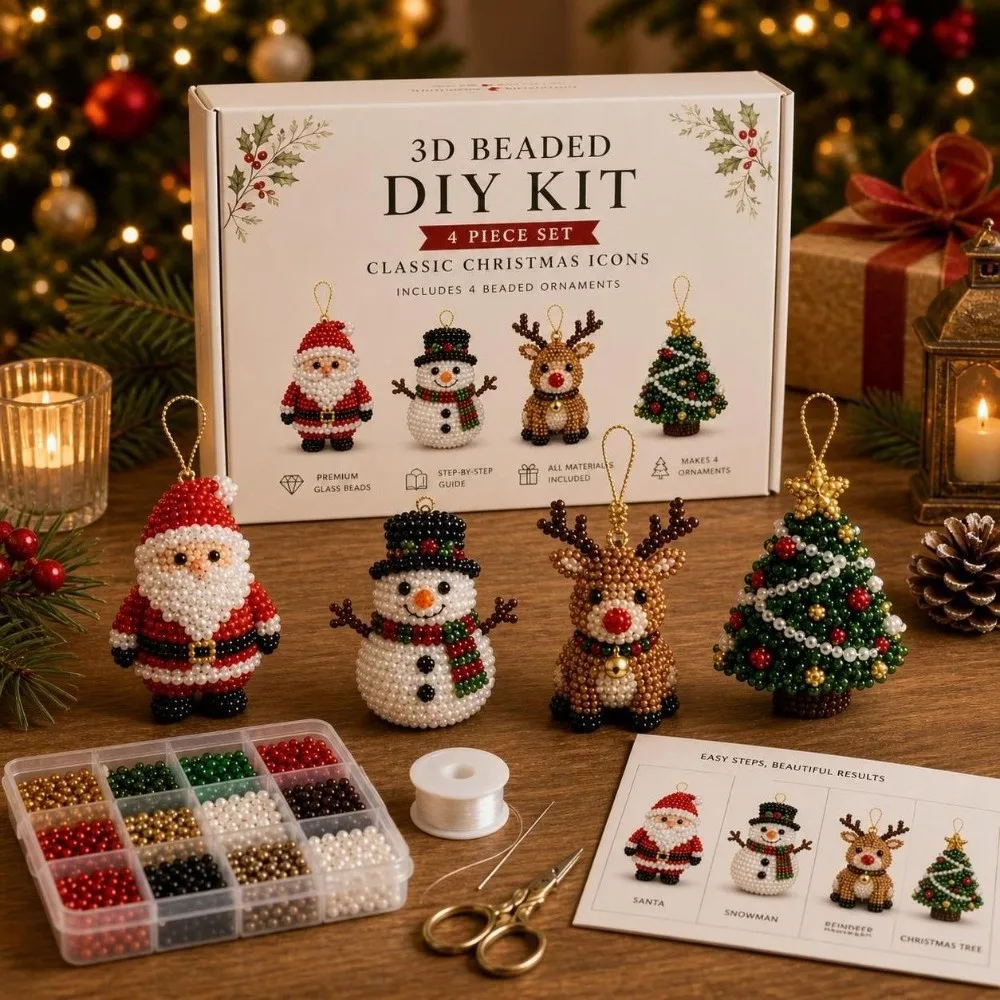 Santa Claus Christmas Pearl Ar - Art Craft Cat ulasan dan harga