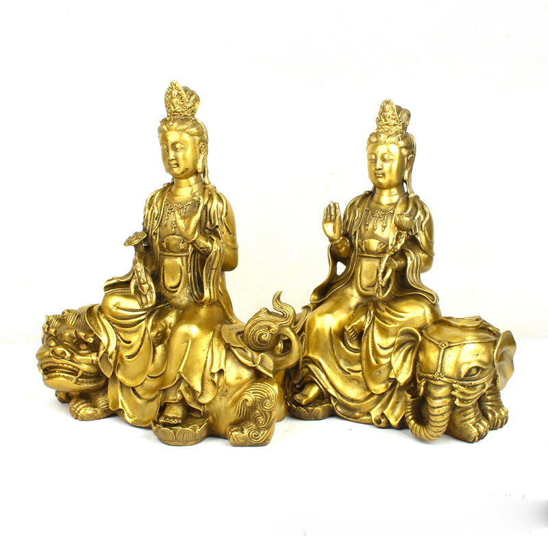 Manjushri Samantabhadra Buddha - Art Craft Elephant ulasan dan harga